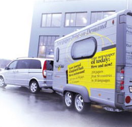 Overnight Kurier, Newspaper-print-on-demand, Zeitung-on-Demand, Hauslieferung Zeitung